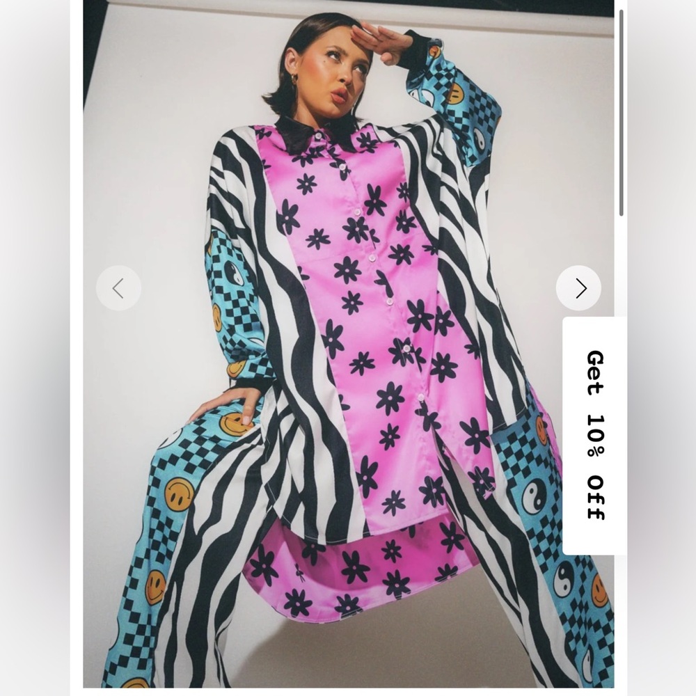 Dressed in Lala satin play suit in more is more